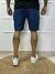 Bermuda Jeans escura c/ rasgos a laser - LLeva Denim