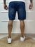 Imagem do Bermuda Jeans escura Com Puidos a laser - 0700