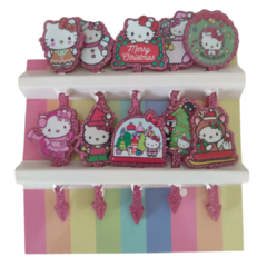 Palillos Kitty Xmas Glitter