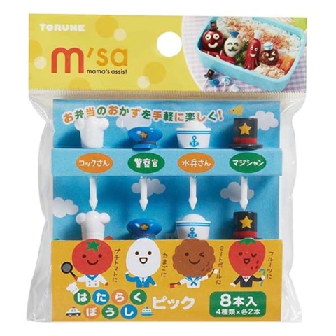 palillos para lunch bento sombreros