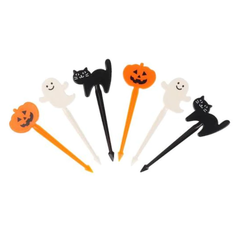 6 palillos halloween