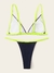 Bikini Azul Marino con Detalle Neon - comprar en línea