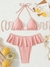 Bikini Rosa con Olanes - tienda en línea