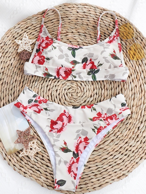 Odeta Floreado Multicolor Bikini
