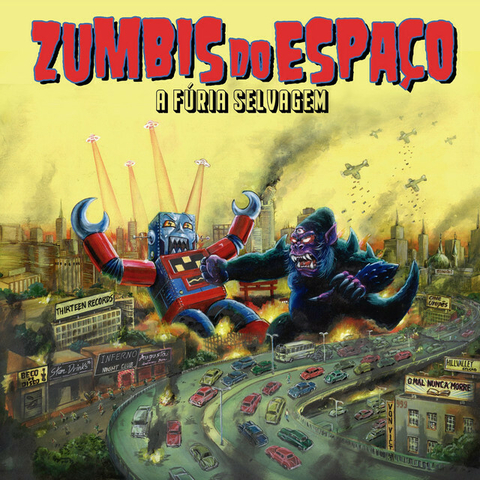 LP ZUMBIS DO ESPAÇO - A FÚRIA SELVAGEM (AZUL)