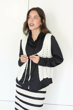 CHALECO LION CREMA - comprar online