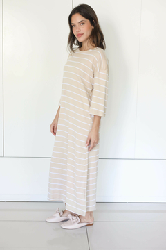 ANI RAYAS BEIGE VESTIDO - Orlibbi