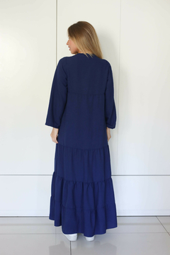 RUTH AZUL MARINO VESTIDO - Orlibbi