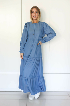 NEJAMA DENIM VESTIDO