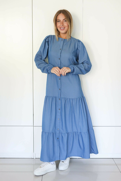 NEJAMA DENIM VESTIDO - comprar online