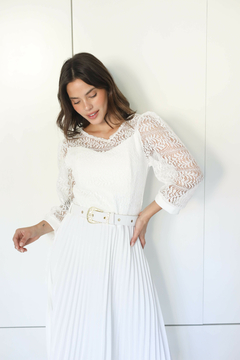 NATALI BLANCO VESTIDO - comprar online