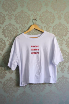 AMORE BLANCA REMERA