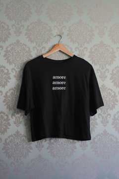 AMORE NEGRO REMERA - comprar online