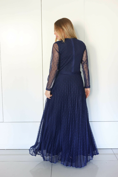 ANABELLA AZUL VESTIDO - tienda online