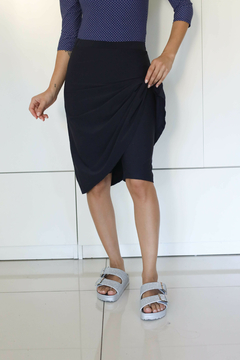 RINA POLLERA CON BIKER DE LYCRA NEGRA - tienda online