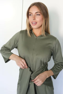 JANITA VERDE MILITAR PILETERO - tienda online