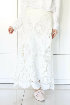 MARENA CREMA POLLERA - comprar online