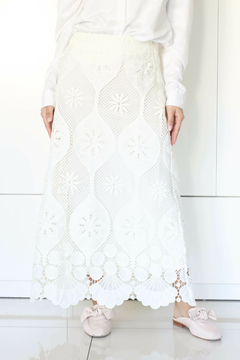 MARENA CREMA POLLERA - Orlibbi