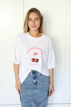 HAPPY EVERYDAY BLANCA REMERA