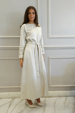 AMANDA NATURAL VESTIDO - comprar online