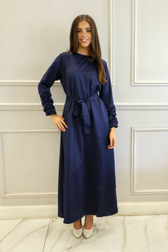 AMANDA AZUL MARINO VESTIDO