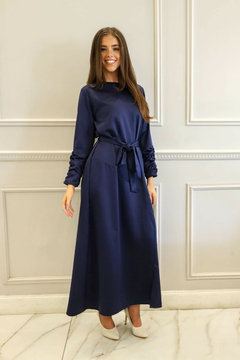 Imagen de AMANDA AZUL MARINO VESTIDO