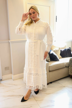 BRENDA BLANCO VESTIDO - comprar online
