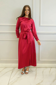 AMANDA CEREZA VESTIDO - tienda online