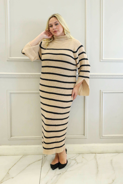 BARILOCHE BEIGE NEGRO VESTIDO en internet