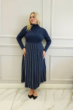 MENDOZA AZUL VESTIDO - tienda online