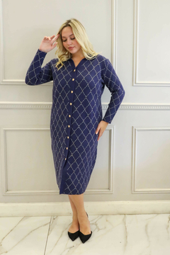 POLO AZUL VESTIDO - tienda online