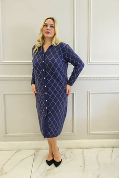 POLO AZUL VESTIDO - comprar online