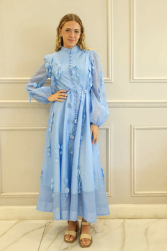 BLUE CELESTE VESTIDO - comprar online