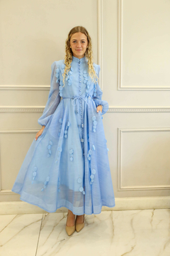 BLUE CELESTE VESTIDO en internet