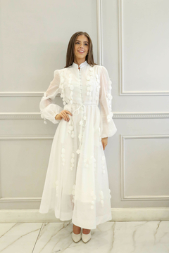 BLUE BLANCA VESTIDO - Orlibbi