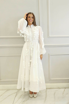 BLUE BLANCA VESTIDO - tienda online