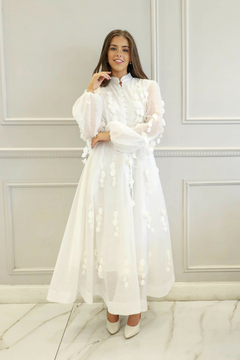 BLUE BLANCA VESTIDO - Orlibbi