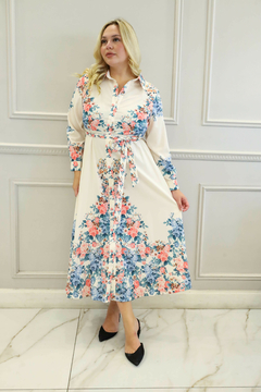 MARISA NATURAL VESTIDO - Orlibbi