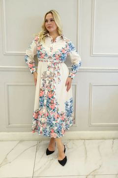 MARISA NATURAL VESTIDO - tienda online