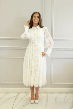 SILVINA BLANCO VESTIDO - Orlibbi