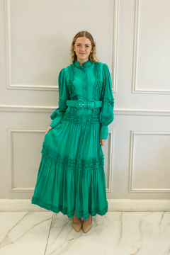 TUBIA VERDE VESTIDO - comprar online