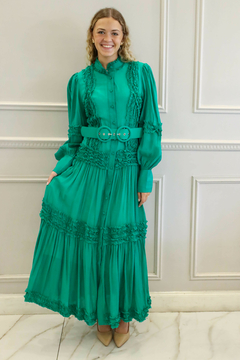 TUBIA VERDE VESTIDO - tienda online