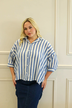 PATRI AZUL Y BLANCO CAMISA en internet