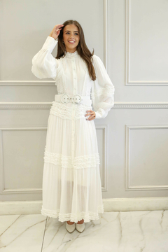 TUBIA BLANCA VESTIDO - comprar online