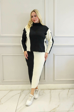 CONJUNTO IMPERIALE NEGRO Y BLANCO - comprar online