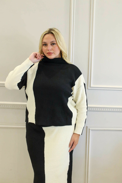 CONJUNTO IMPERIALE NEGRO Y BLANCO
