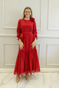SHIRA BORDO VESTIDO en internet