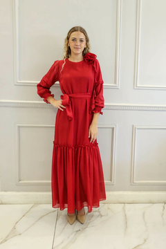 SHIRA BORDO VESTIDO - tienda online