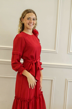 Imagen de SHIRA BORDO VESTIDO