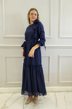 SHIRA AZUL VESTIDO - comprar online